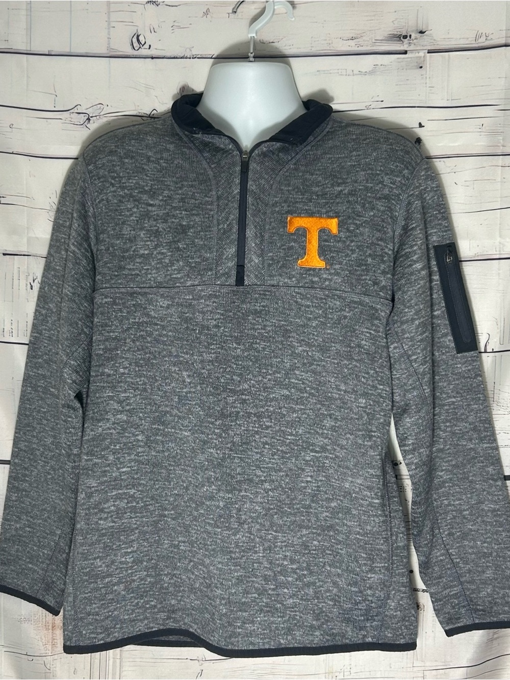 Antigua Men's Gray 1/4 Zip TN Vols UT Pullover Size XL